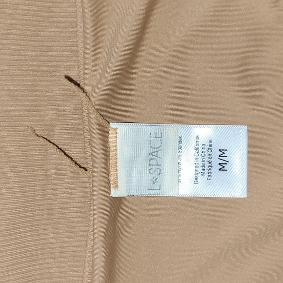 Lspace Ribbed Bandeau Bikini Top - Nude - Picture 5 of 13